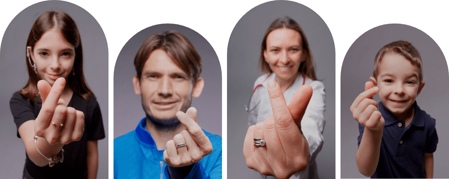 immagine volti cardiologia pediatrica